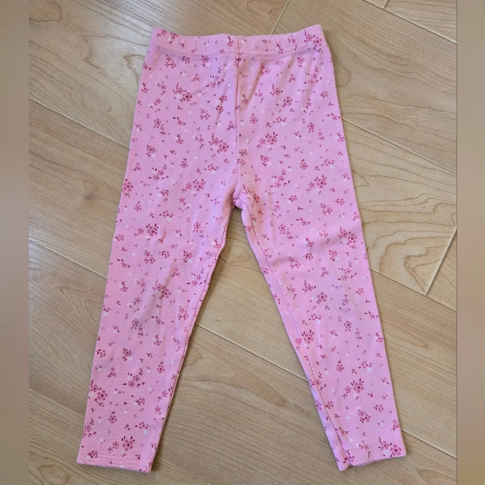 Vintage Y2K (2001) Gymboree pink floral leggings pants